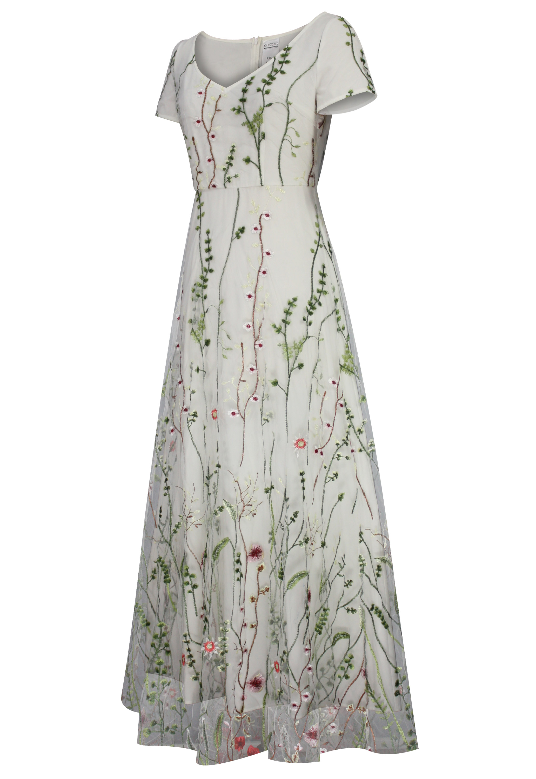 Embroidery Maxi Dress