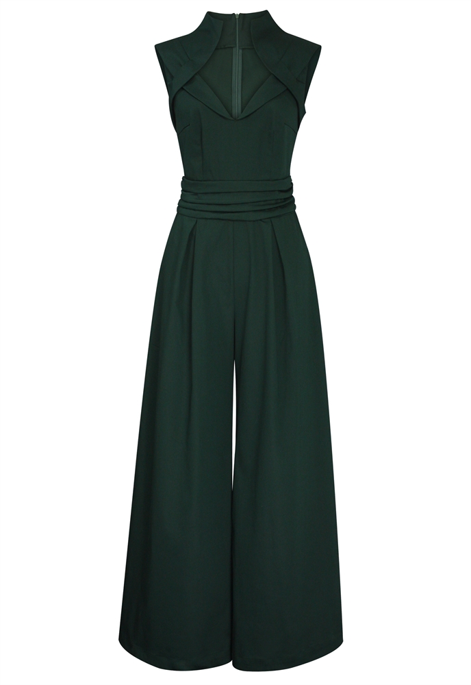 Pleated Jumpsuit