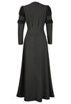 Viscose Pleated Maxi Dress