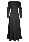 Viscose Pleated Maxi Dress