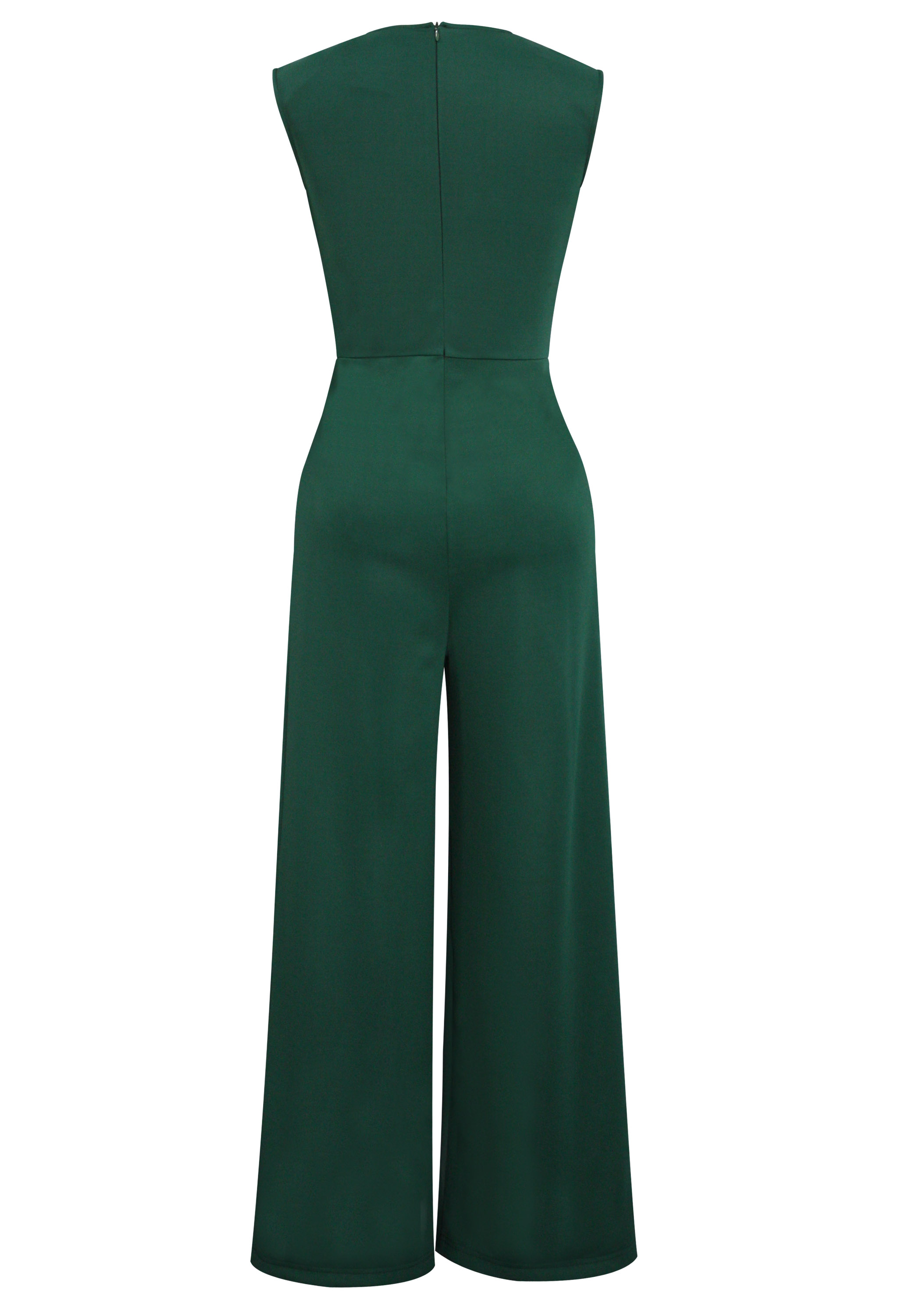 Ruffle Sleeveless Jumpsuit