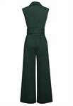 Pleated Flap Jumpsuit