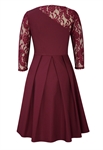 Asymmetric Lace Dress