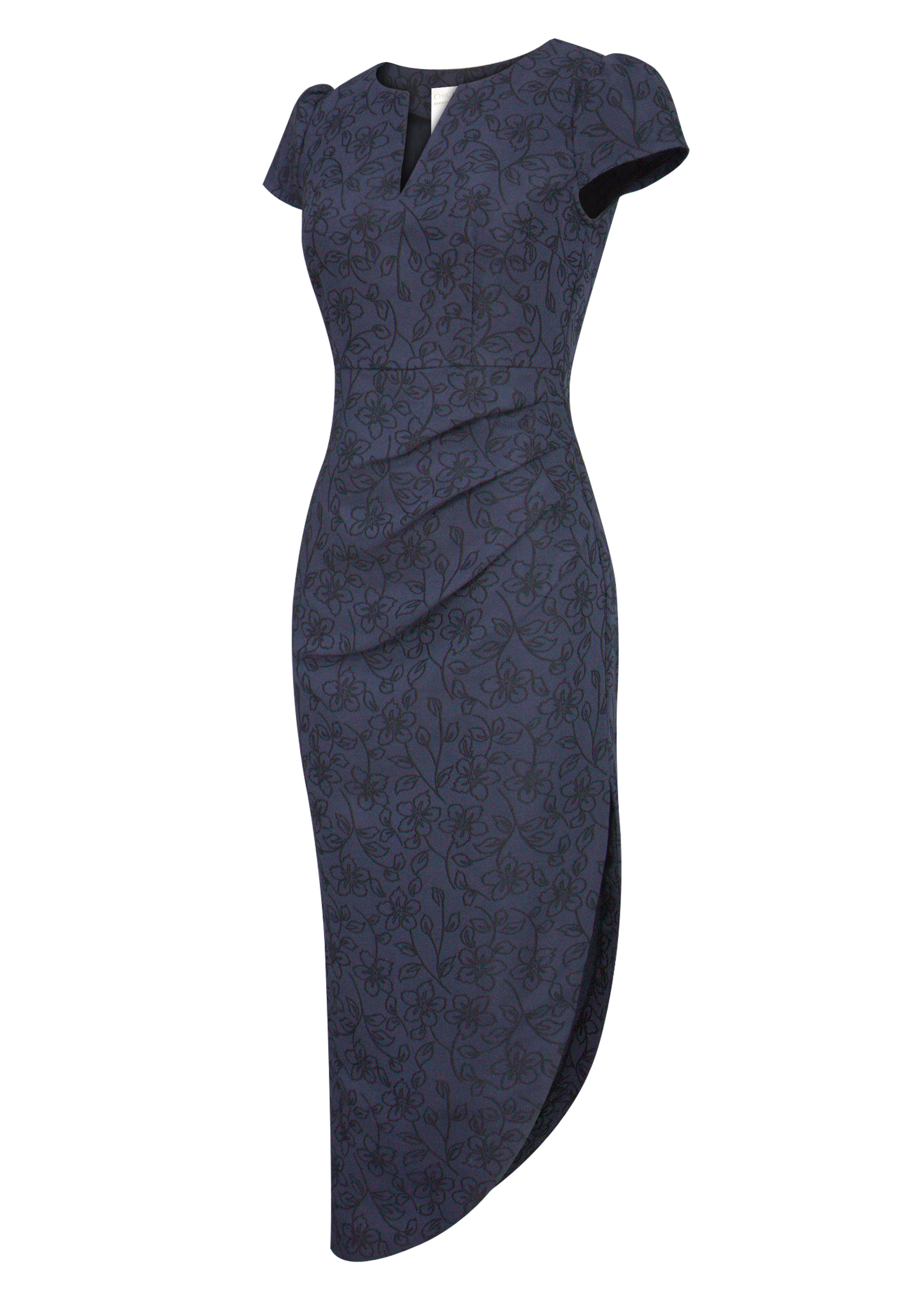 Jacquard Asymmetric Dress