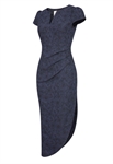 Jacquard Asymmetric Dress