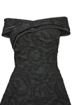 Layered Embossed Jacquard Dress