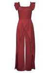 Jacquard Layered Jumpsuit