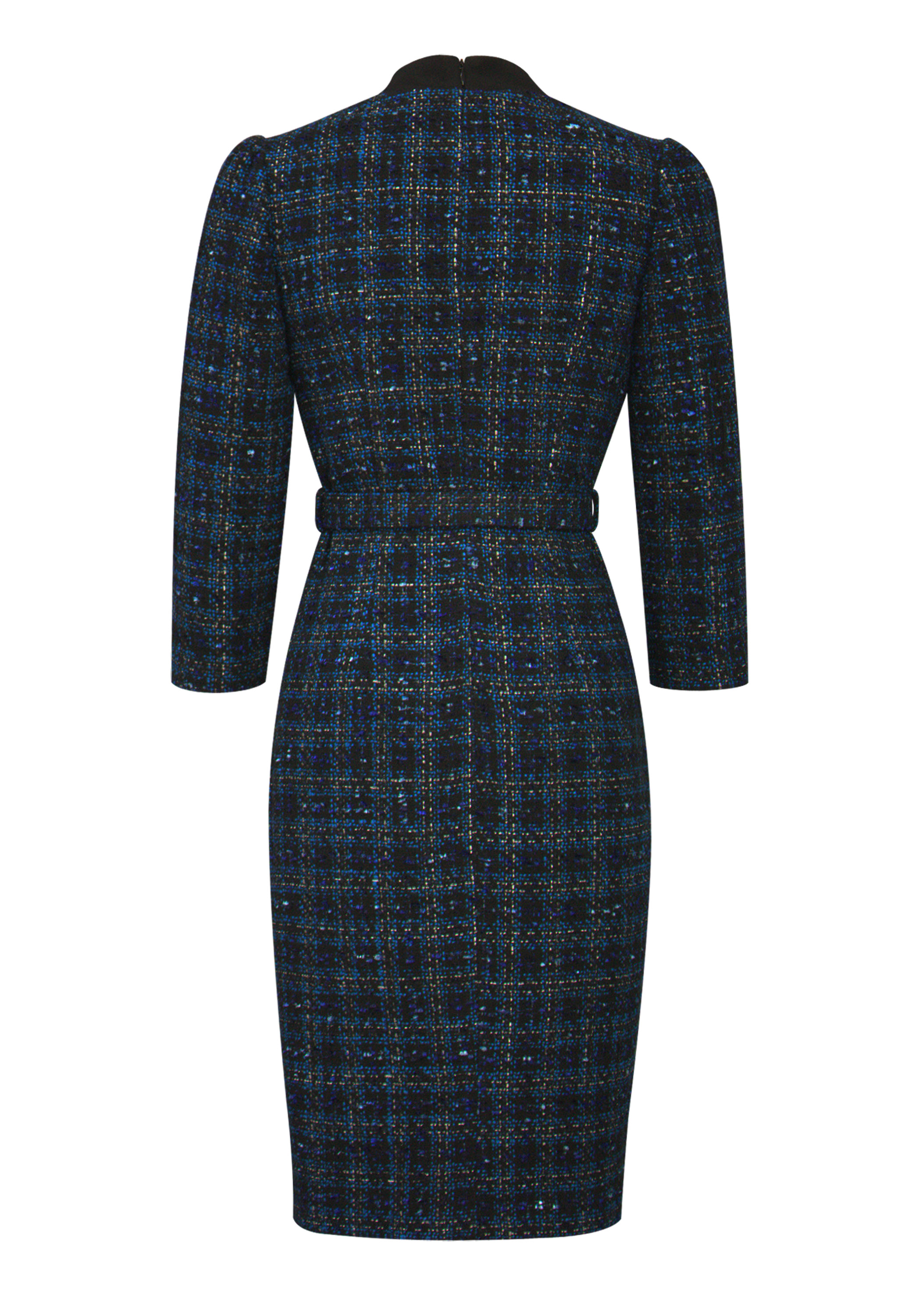 Tweed Plaid Dress