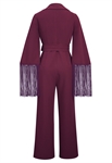 Fringe Belted Jumpsuit