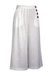 Linen Pleated Pants