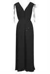 Pleated Drawstring Jumpsuit