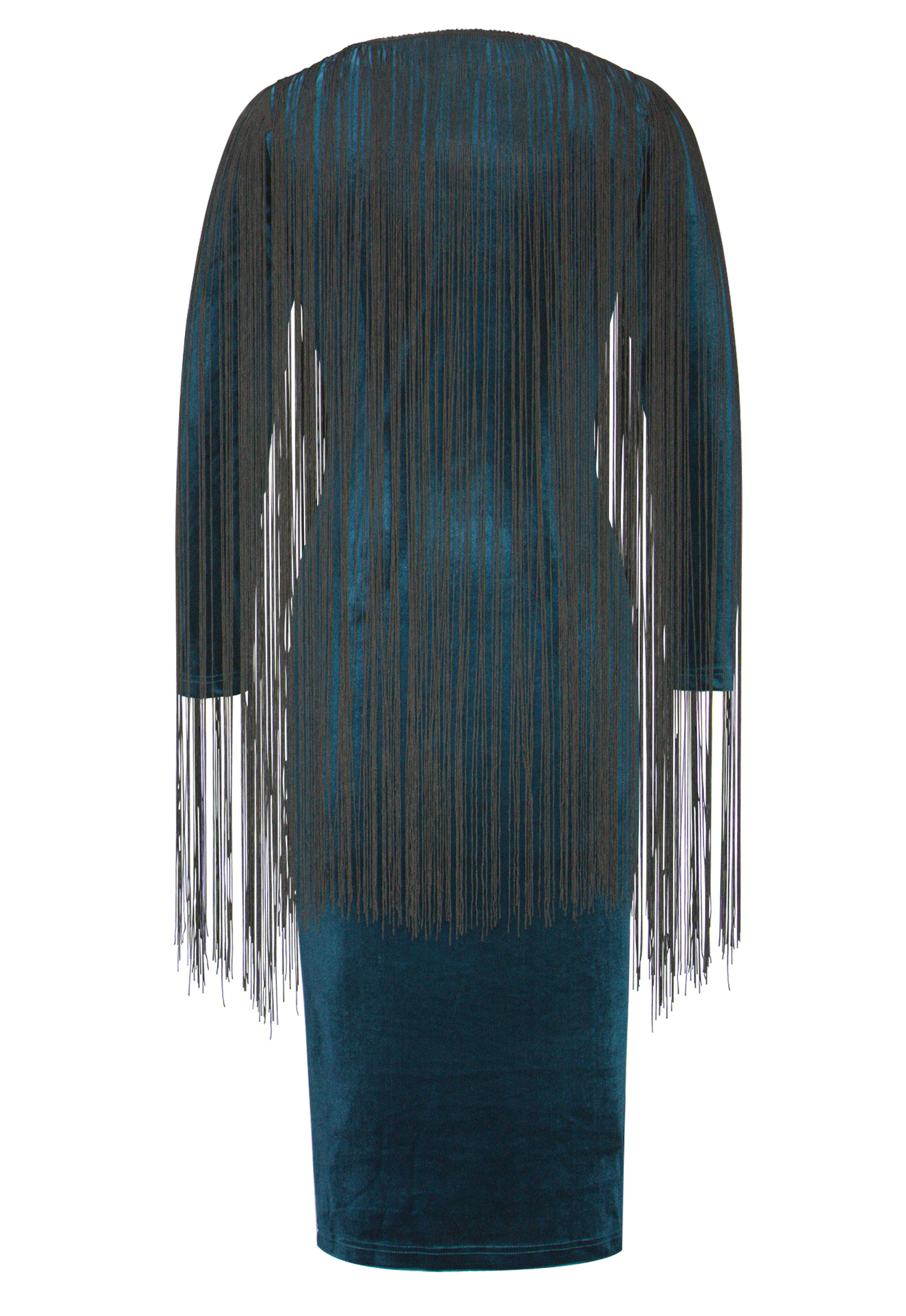 Velvet Fringe Dress