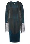 Velvet Fringe Dress