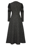 Embossed Jacquard Pleat Dress