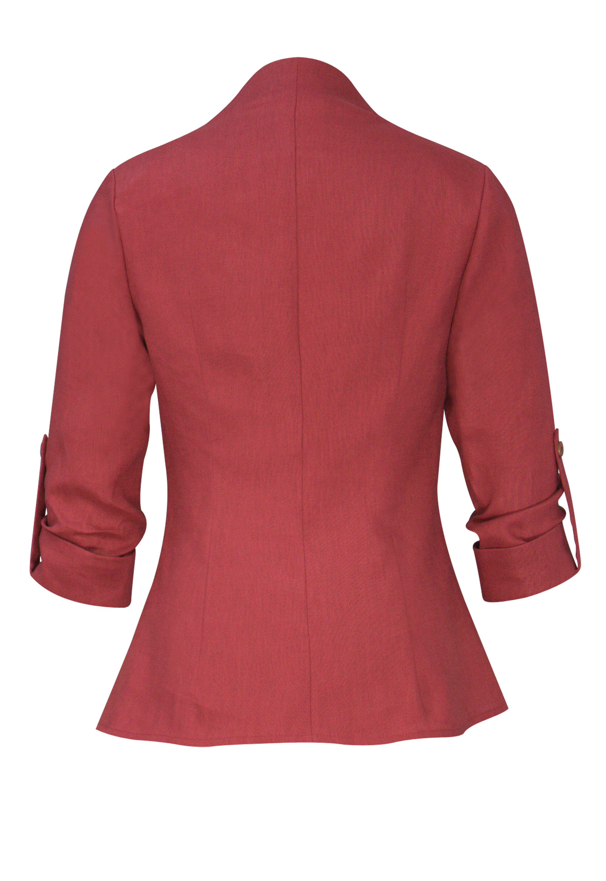 Linen Asymmetric Blazer
