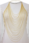 Fringe Metal Chain Dress