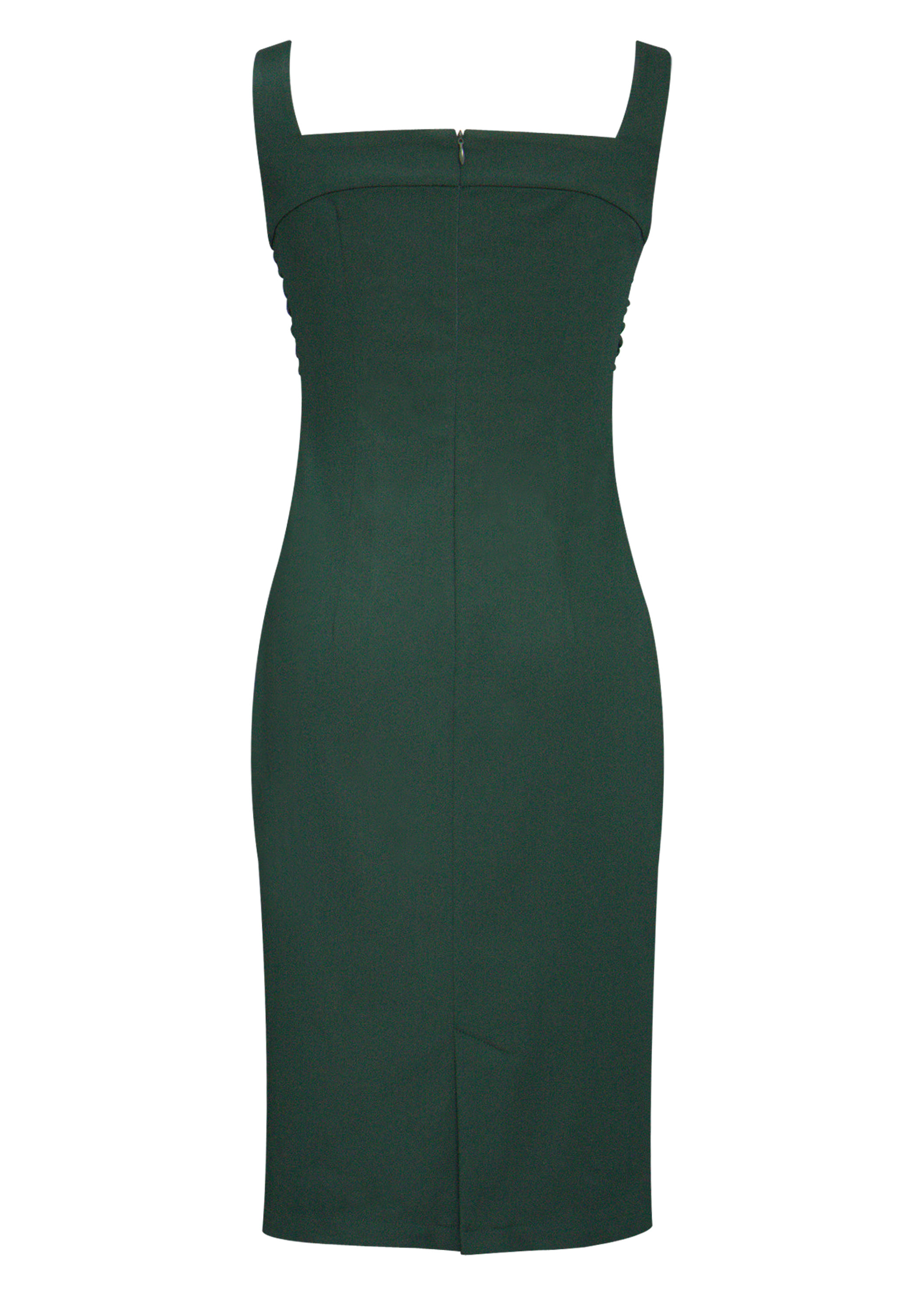 Pleated Wiggle Dress