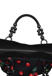 Wood Beaded Handbag