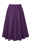 Pleated Flare Skirt