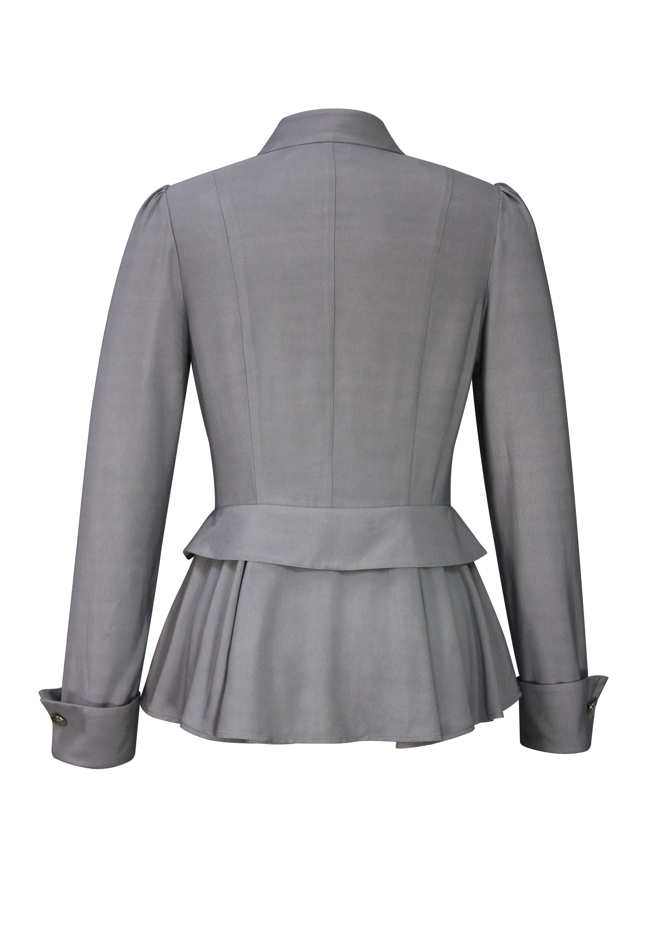 Tencel Zip Pleats Blazer