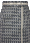 Embossed Jacquard Trim Skirt