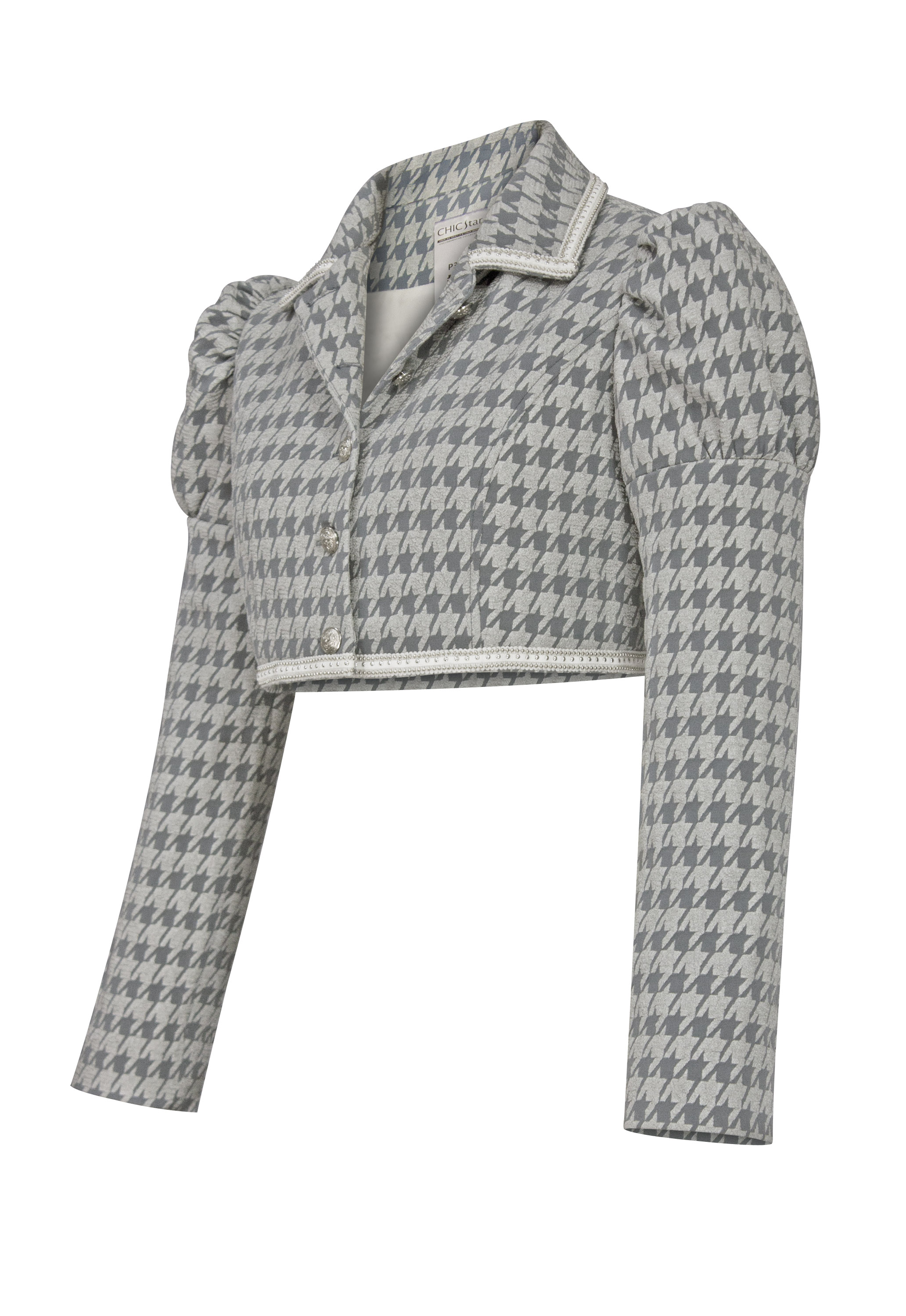 Jacquard Crop Jacket