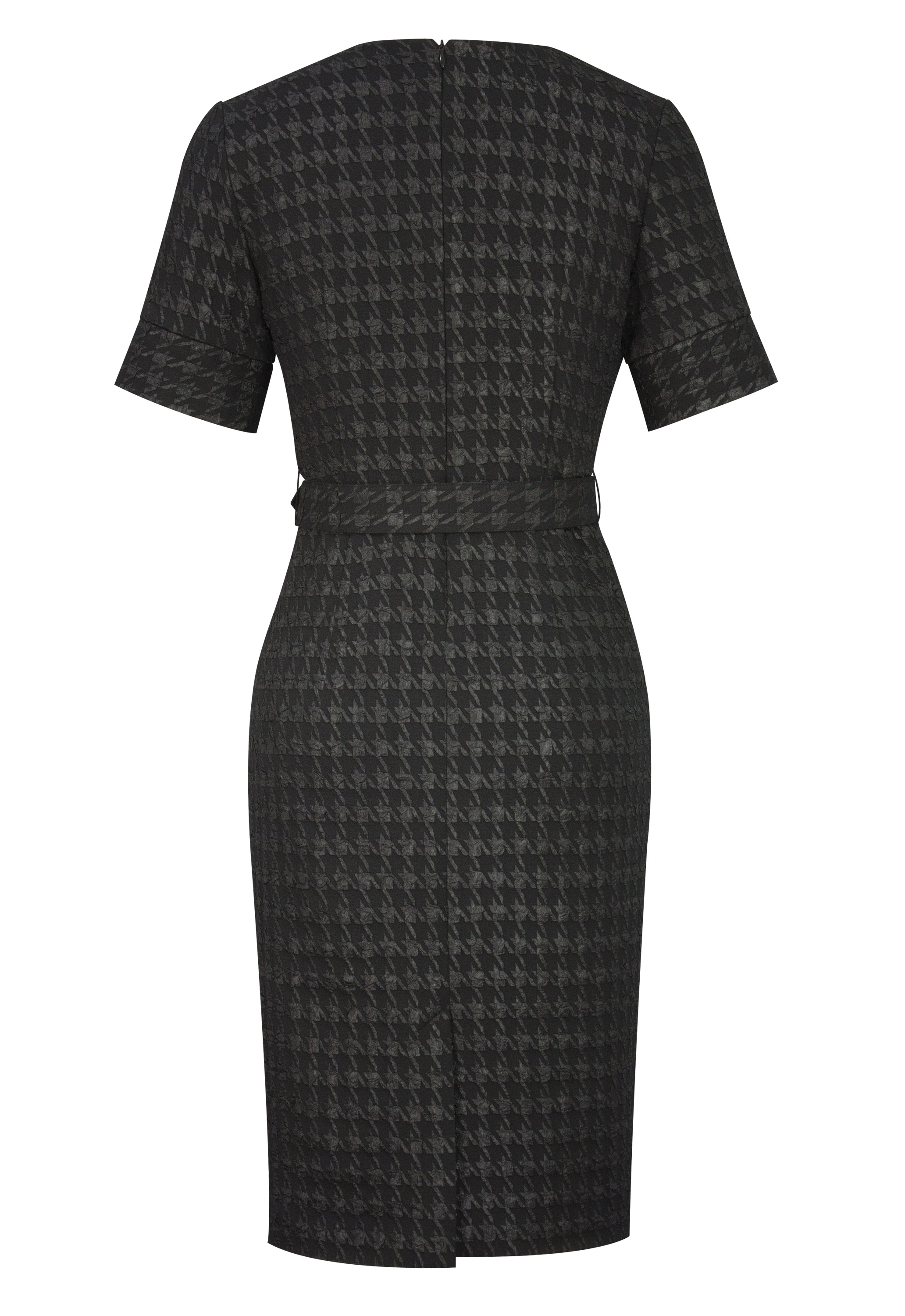 Embossed Jacquard Rhinstone Dress