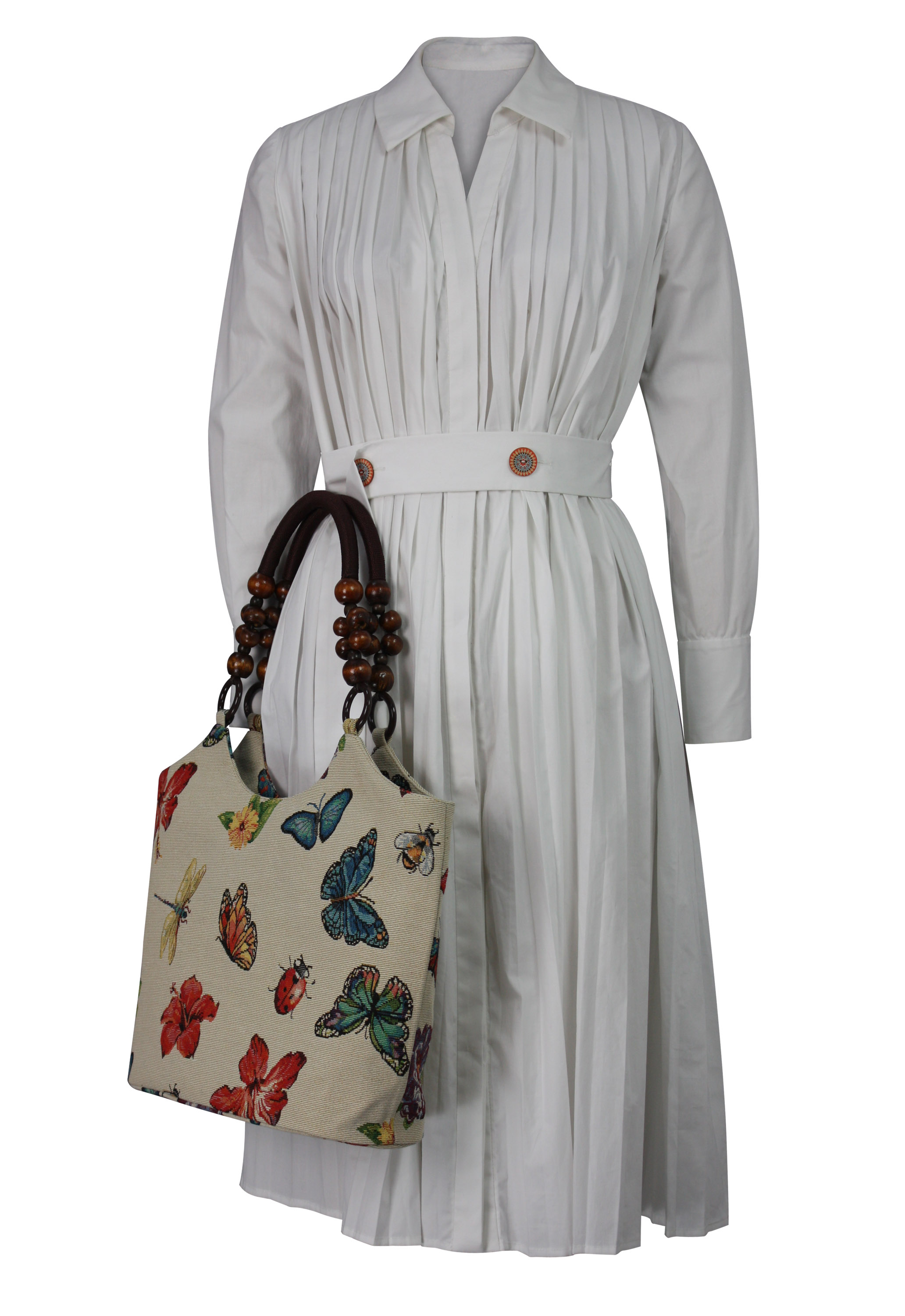 Wooden Beads Tote Bag