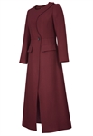 Wool Asymmetric Jacket Coat