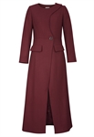 Wool Asymmetric Jacket Coat