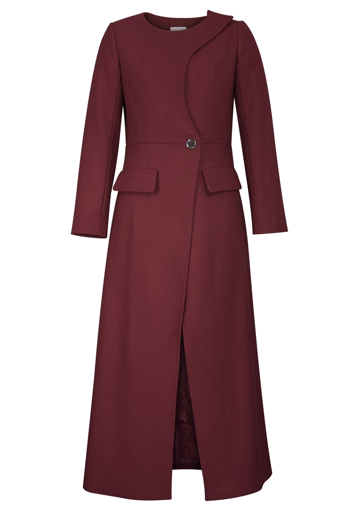 Wool Asymmetric Coat