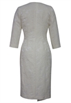 Embossed Jacquard Wrap Dress