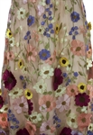 3D Floral Applique Maxi Dress