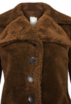 Wool Faux Fur Coat