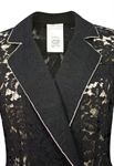 Lace Rhinestone-Trimed Jacket