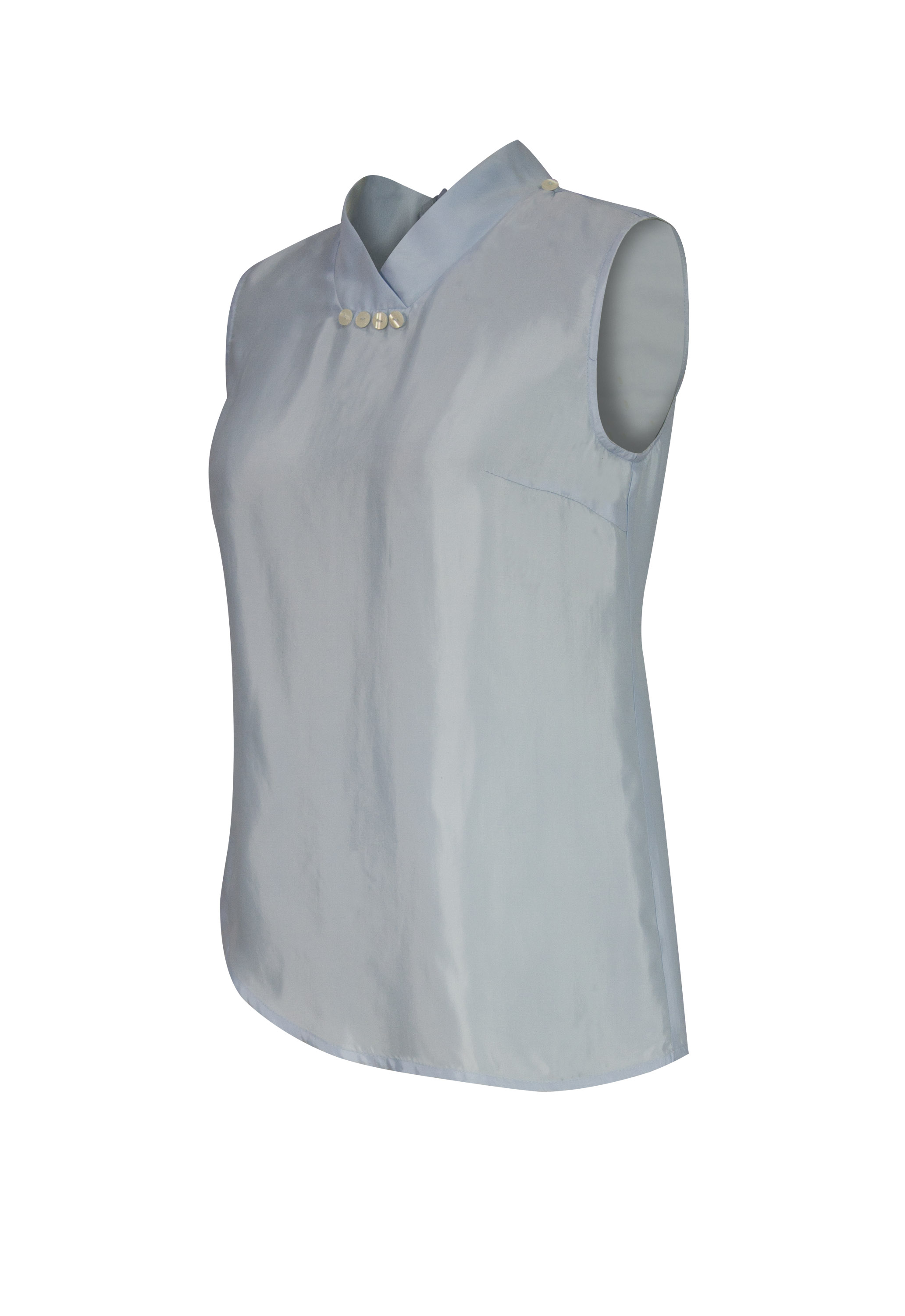 Cupro Viscose Draped Top