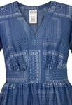 Denim Print Dress