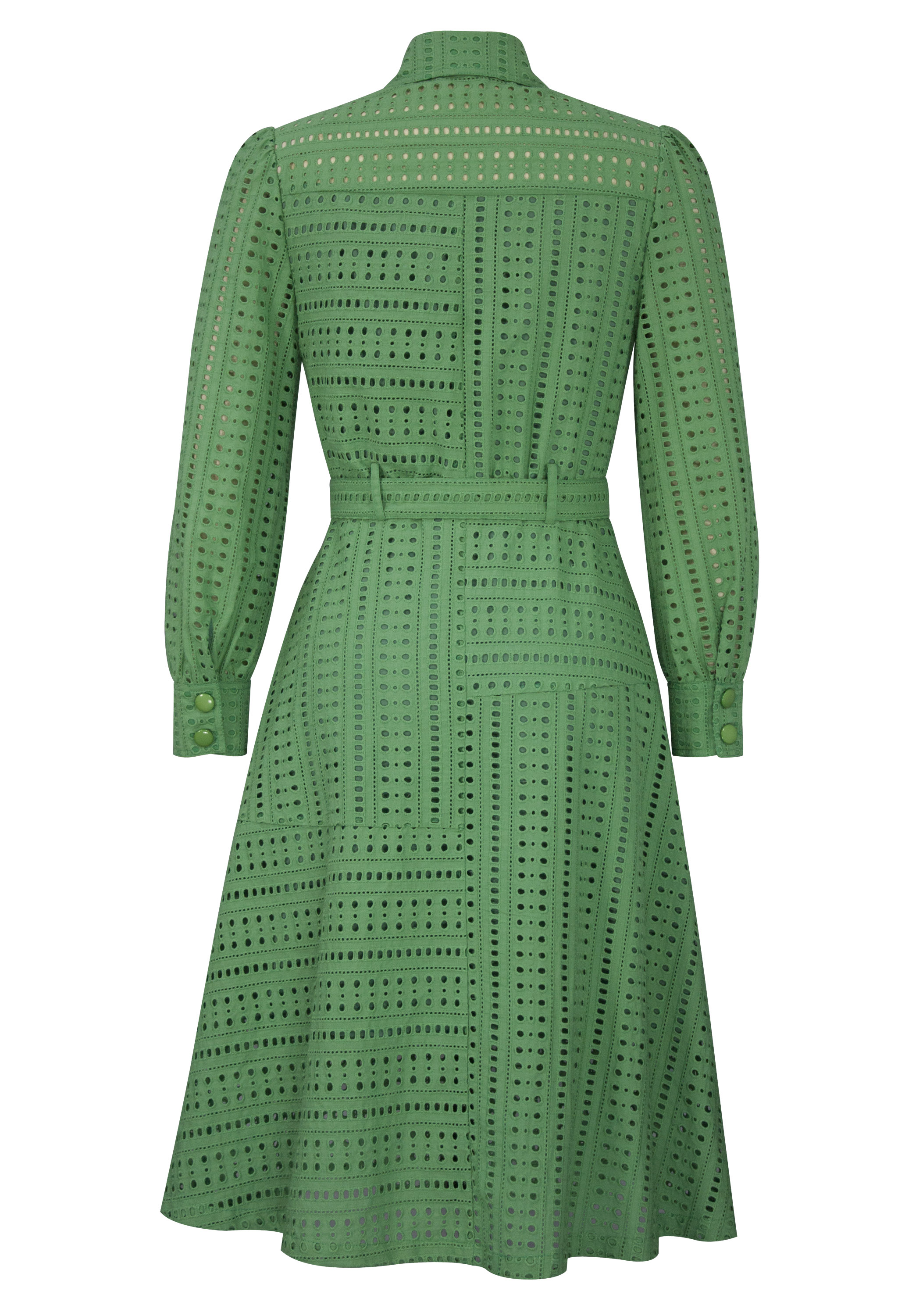 Eyelet Embroidery Shirtdress