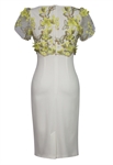 3D Floral Overlay Dress