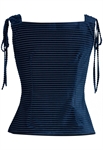 Velvet Drawstring Top
