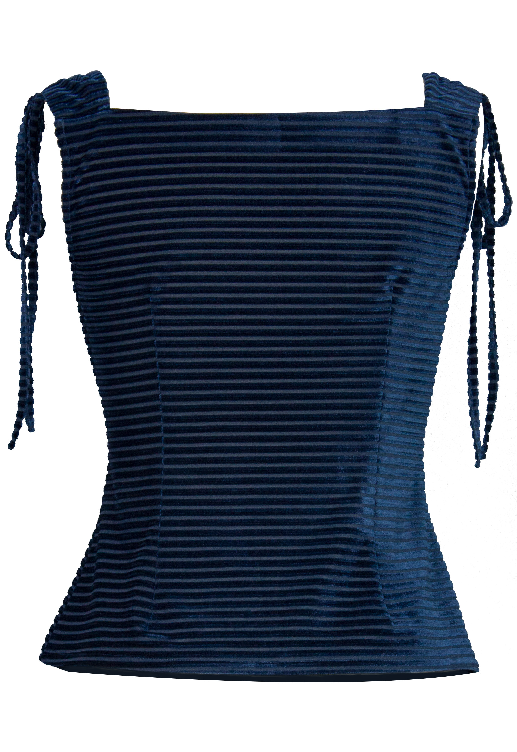 Velvet Drawstring Top