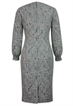 Embossed Jacquard Layered Dress