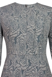 Embossed Jacquard Layered Dress