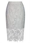Guipure Pencil Skirt