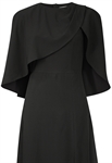 Cupro Cape Dress