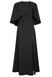 Cupro Cape Dress