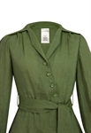 Acetate Belted Wrap Shirt