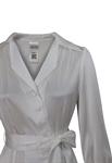 Acetate Belted Wrap Shirt
