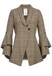 Wool Plaid Jacket