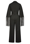 Ponte Fringe Jumpsuit